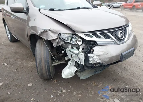2011 Nissan Murano Sl из США, поврежденный, VIN JN8AZ1MW9BW154354
